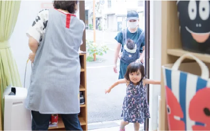 朝の受け入れ